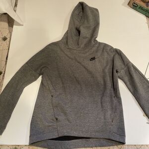 Nike Sportswear Tech Fleece Funnel Neck Hoodie Men Small Gray